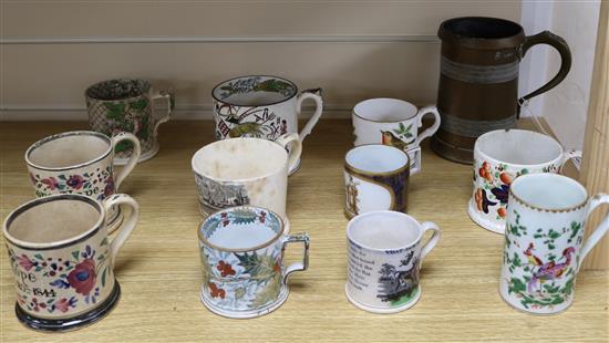 A quantity of Berlin, Victorian and other mugs